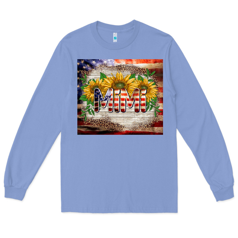Patriotic Mimi Tumbler Long Sleeve Tee by BarkalooDesign | Teevron
