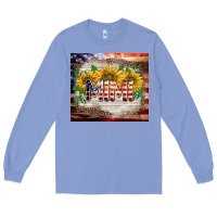 Colony Blue patriotic mimi tumbler Long Sleeve Tee - BarkalooDesign