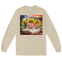 Mushroom patriotic mimi tumbler Long Sleeve Tee - BarkalooDesign