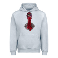 Heather Grey gobble head Urban Hoodie - RanaPortraitStore