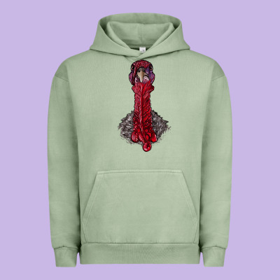 Gobble Head Urban Hoodie Designed By Ranaportraitstore