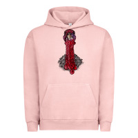 Pigment Salmon gobble head Urban Hoodie - RanaPortraitStore