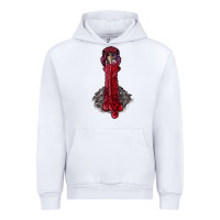 White gobble head Urban Hoodie - RanaPortraitStore