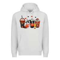 Dove Grey soccer coffee cups Premium Hoodie - Zillion Design Studio