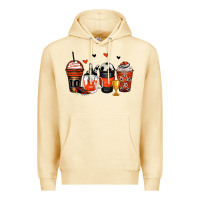 Pina Colada soccer coffee cups Premium Hoodie - Zillion Design Studio