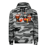 Slate Camo soccer coffee cups Premium Hoodie - Zillion Design Studio