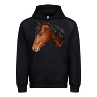 Black horse Urban Hoodie - RanaPortraitStore