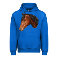 Cobalt horse Urban Hoodie - RanaPortraitStore