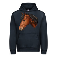 Navy horse Urban Hoodie - RanaPortraitStore