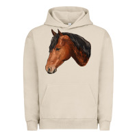 Pigment French Oak horse Urban Hoodie - RanaPortraitStore