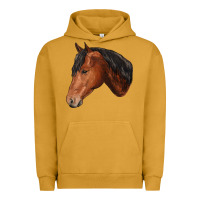 Pigment Peanut Butter horse Urban Hoodie - RanaPortraitStore
