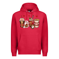 Cardinal baseball coffee cups Premium Hoodie - Zillion Design Studio