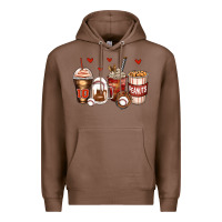 Chestnut baseball coffee cups Premium Hoodie - Zillion Design Studio