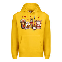 Lemon baseball coffee cups Premium Hoodie - Zillion Design Studio