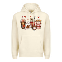 Sandshell baseball coffee cups Premium Hoodie - Zillion Design Studio