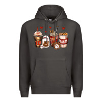 Smoke baseball coffee cups Premium Hoodie - Zillion Design Studio