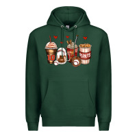 Sports Green baseball coffee cups Premium Hoodie - Zillion Design Studio