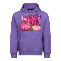 Tulip Breast Cancer We Wear Pink with Pumpkin and Ribbon Urban Hoodie - texasbilliewilder