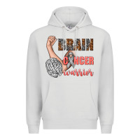 Dove Grey brain cancer warrior Premium Hoodie - texasbilliewilder