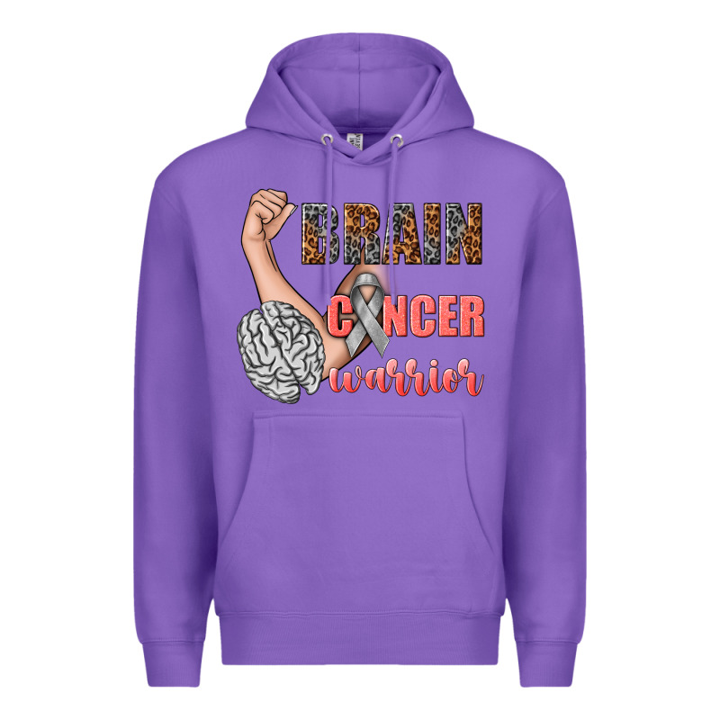 Brain Cancer Warrior Premium Hoodie by texasbilliewilder | Teevron