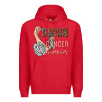 Red brain cancer warrior Premium Hoodie - texasbilliewilder