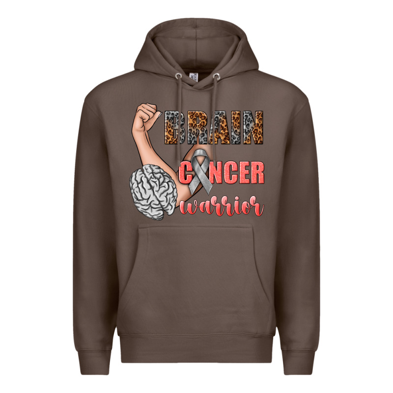 Brain Cancer Warrior Premium Hoodie by texasbilliewilder | Teevron