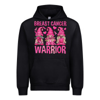 Black Breast Cancer Warrior Gnomes Urban Hoodie - texasbilliewilder