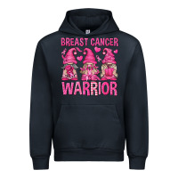 Navy Breast Cancer Warrior Gnomes Urban Hoodie - texasbilliewilder