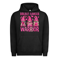 Pigment Black Breast Cancer Warrior Gnomes Urban Hoodie - texasbilliewilder
