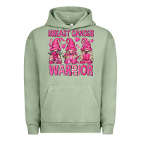 Pigment Oil Green Breast Cancer Warrior Gnomes Urban Hoodie - texasbilliewilder