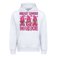 White Breast Cancer Warrior Gnomes Urban Hoodie - texasbilliewilder