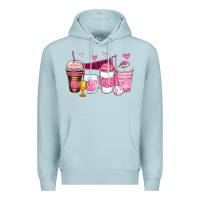 Blue Mist volleyball coffee cups Premium Hoodie - Zillion Design Studio