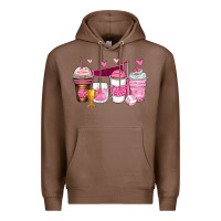 Chestnut volleyball coffee cups Premium Hoodie - Zillion Design Studio