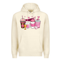 Sandshell volleyball coffee cups Premium Hoodie - Zillion Design Studio