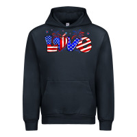 Navy love 4th of july Urban Hoodie - Zillion Design Studio