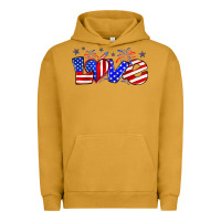 Pigment Peanut Butter love 4th of july Urban Hoodie - Zillion Design Studio