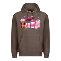 Coffee volleyball coffee cups Premium Hoodie - Zillion Design Studio