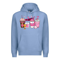 Colony Blue volleyball coffee cups Premium Hoodie - Zillion Design Studio