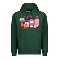 Sports Green volleyball coffee cups Premium Hoodie - Zillion Design Studio