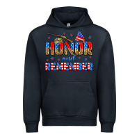Navy honor and remember Urban Hoodie - Zillion Design Studio