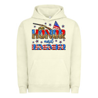 Pigment Pistachio honor and remember Urban Hoodie - Zillion Design Studio
