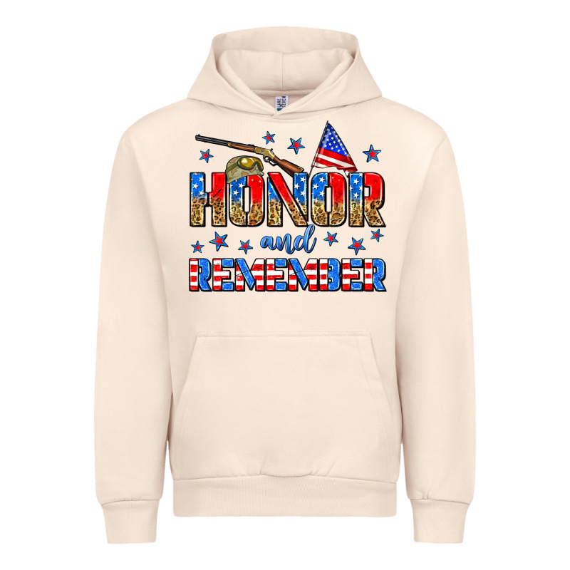 Honor And Remember Urban Hoodie by Zillion Design Studio | Teevron