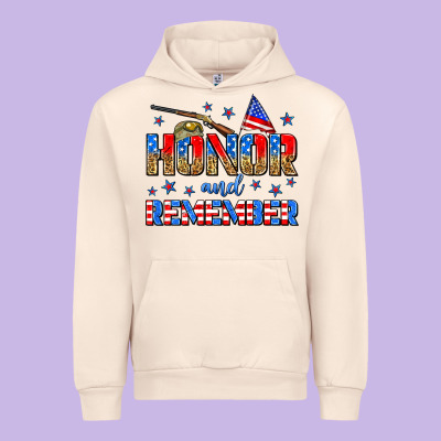 Honor And Remember Urban Hoodie Designed By Zillion Design Studio