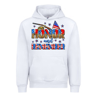 White honor and remember Urban Hoodie - Zillion Design Studio