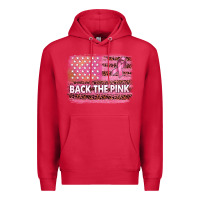 Cardinal Back The Pink American Flag Premium Hoodie - texasbilliewilder