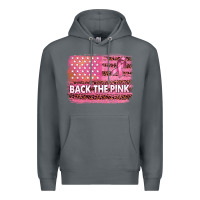 Rock Back The Pink American Flag Premium Hoodie - texasbilliewilder
