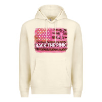 Sandshell Back The Pink American Flag Premium Hoodie - texasbilliewilder