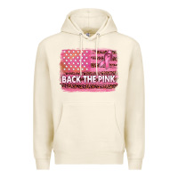 Tofu Back The Pink American Flag Premium Hoodie - texasbilliewilder