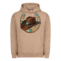 Pigment Burro horseshoe cowboy hat Urban Hoodie - RanaPortraitStore
