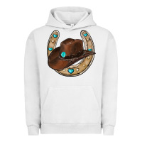 Pigment Lunar Rock horseshoe cowboy hat Urban Hoodie - RanaPortraitStore